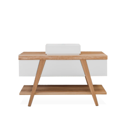 bathroom wooden table