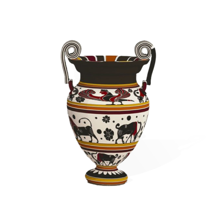 egyptian brown vase