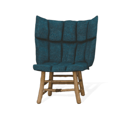 furniture green fabric chair