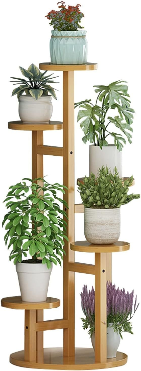 5 tier wooden flower plant stand for living room, office, balcony 5 tier wooden flower plant stand for living room, office, balcony