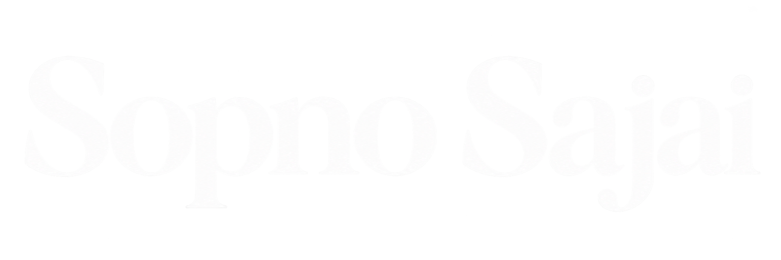 elegant white serif wordmark